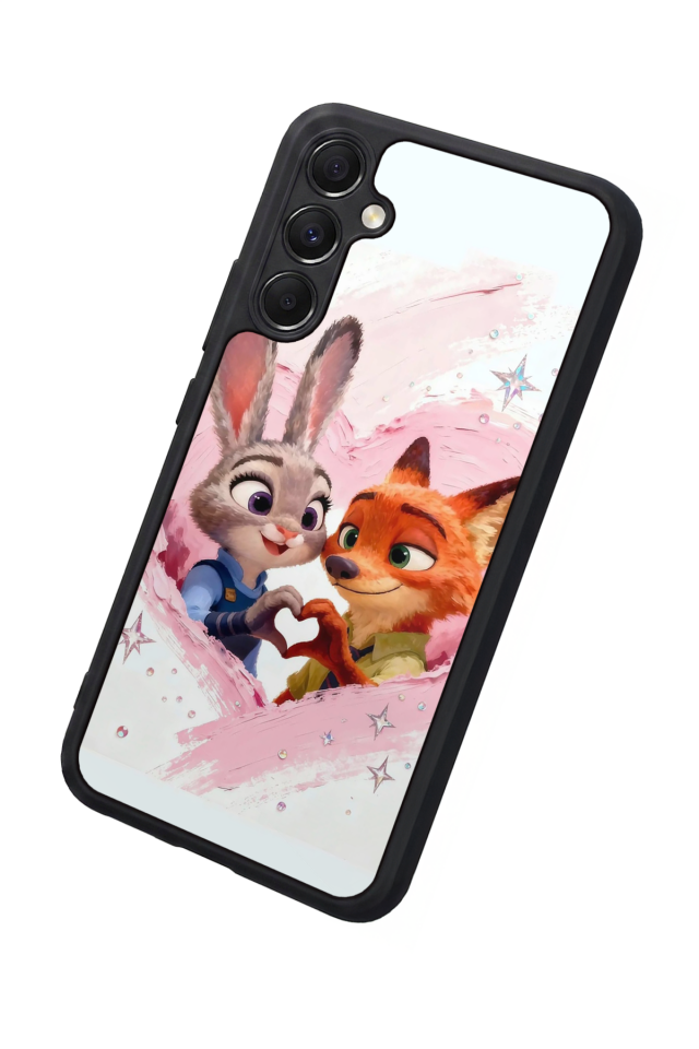 Samsung Galaxy M34 Uyumlu Zootropolis Tasarımlı Glossy Premium Kılıf