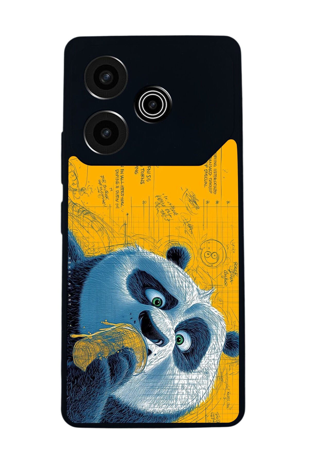 Tecno Pova 6 Uyumlu Kung Fu Panda Tasarımlı Glossy Premium Kılıf