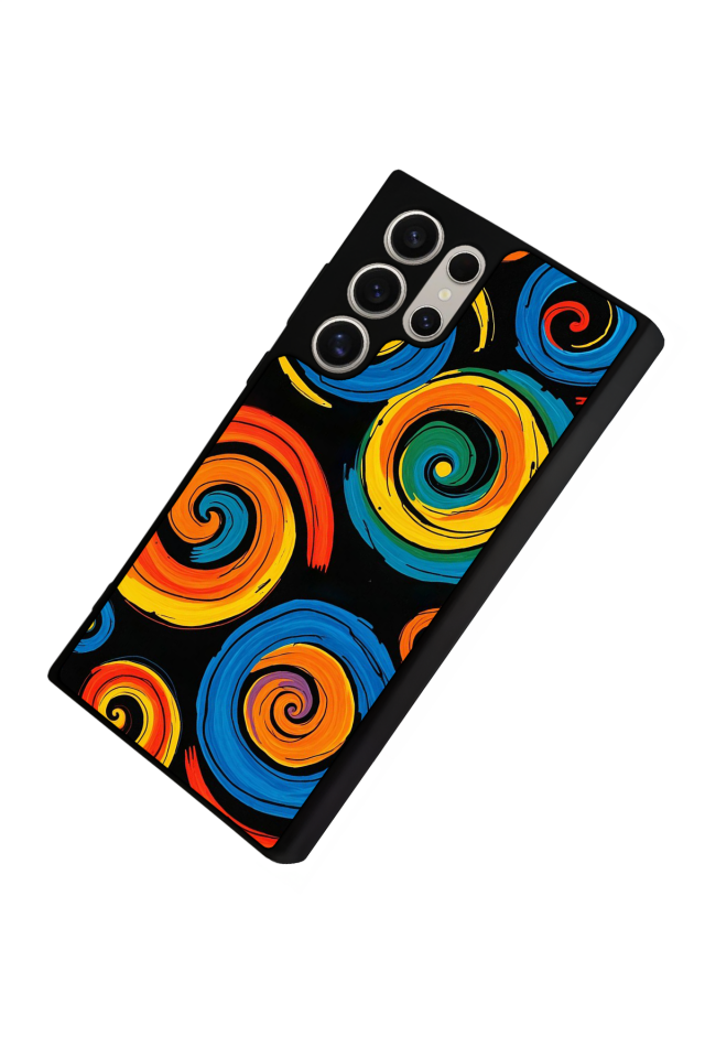 Samsung Galaxy S23 Ultra Uyumlu Abstract Tasarımlı Glossy Premium Kılıf