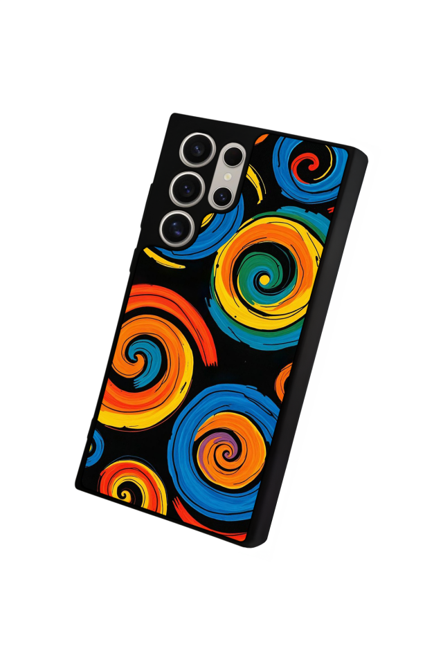 Samsung Galaxy S23 Ultra Uyumlu Abstract Tasarımlı Glossy Premium Kılıf