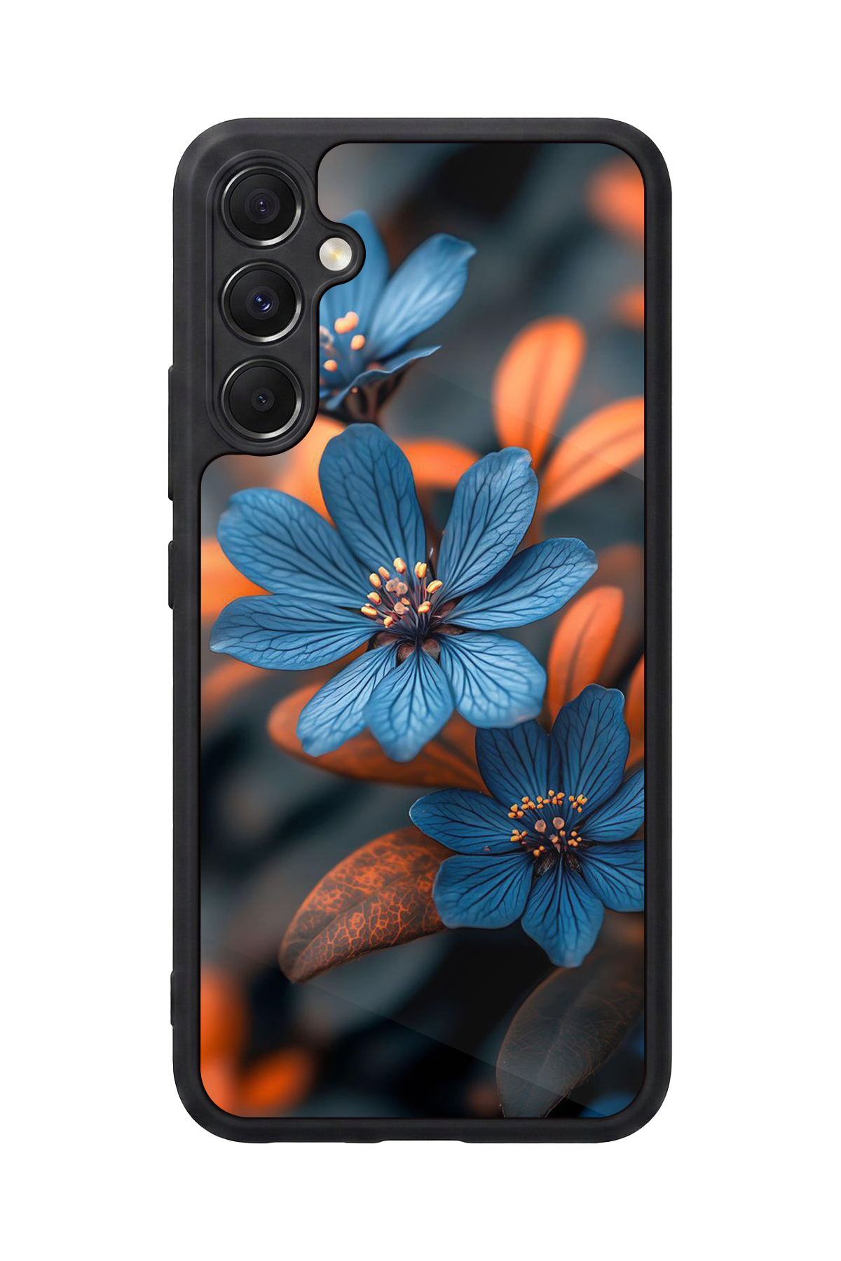Samsung Galaxy A34 Uyumlu Cicek Tasarımlı Glossy Premium Kılıf