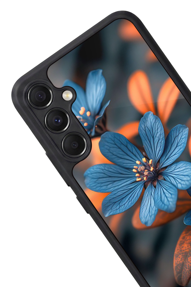 Samsung Galaxy A34 Uyumlu Cicek Tasarımlı Glossy Premium Kılıf