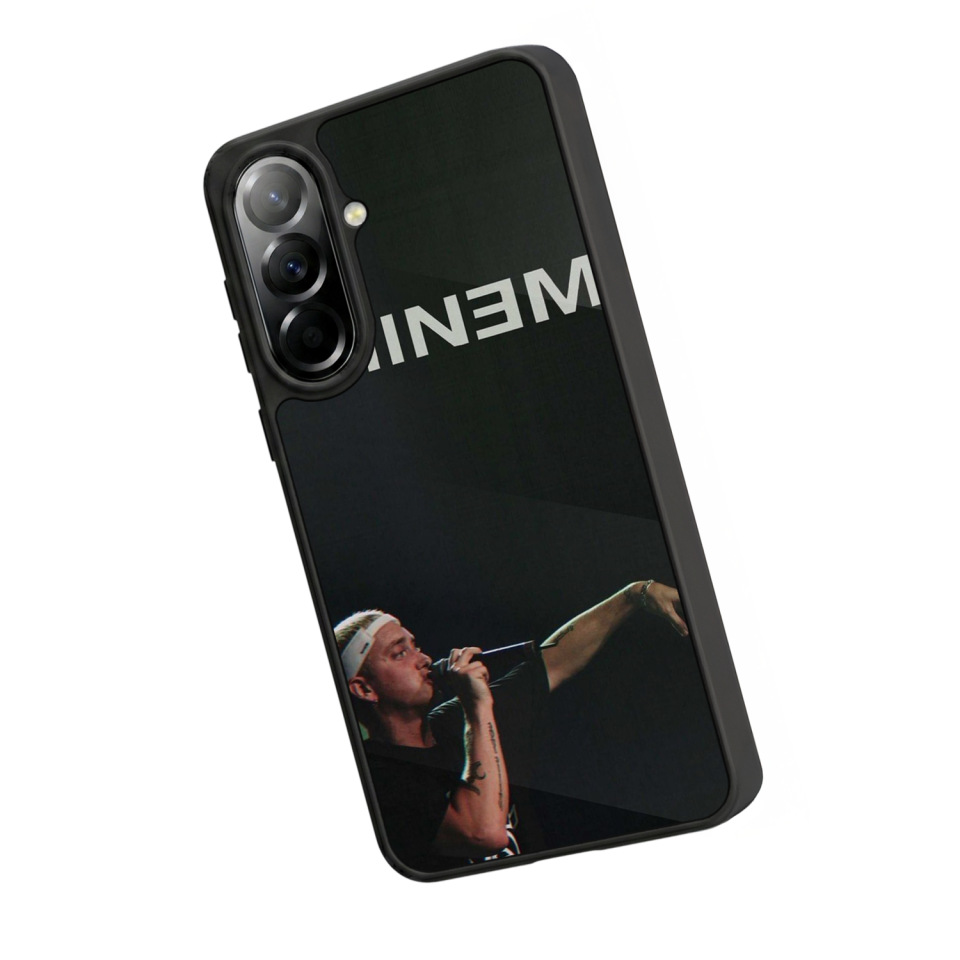 Samsung Galaxy A57 Uyumlu Eminem Tasarımlı Glossy Premium Kılıf
