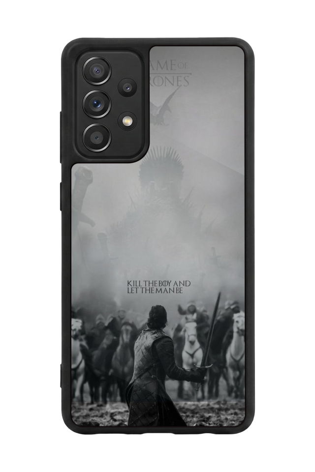 Samsung Galaxy A72 Uyumlu GameOfThrones Tasarımlı Glossy Premium Kılıf