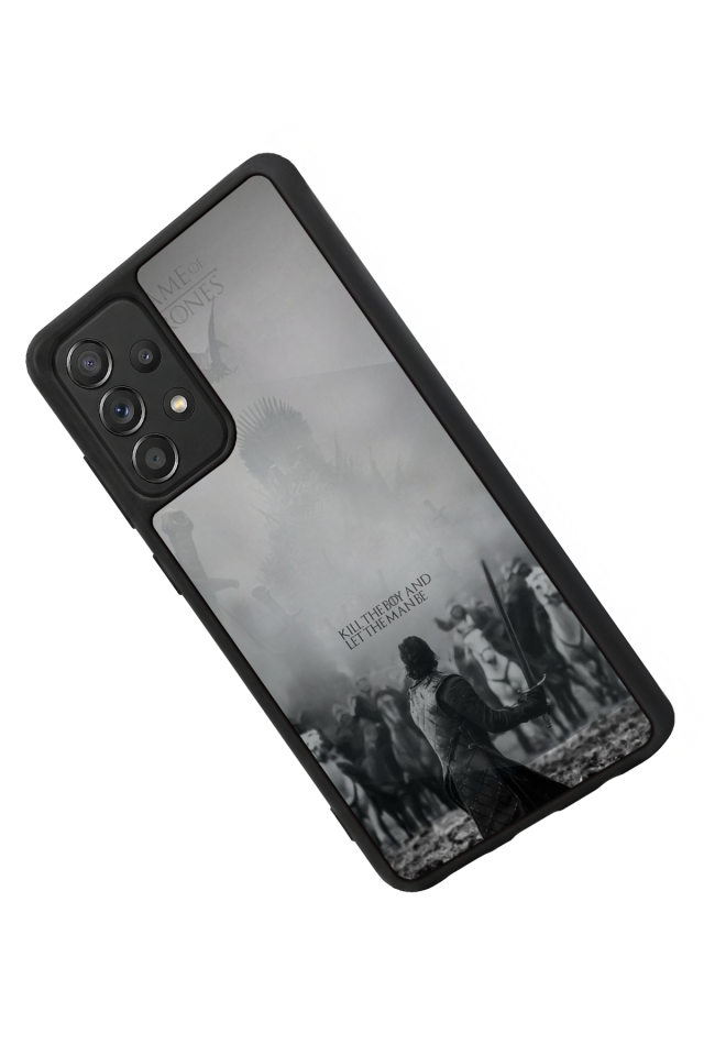 Samsung Galaxy A72 Uyumlu GameOfThrones Tasarımlı Glossy Premium Kılıf