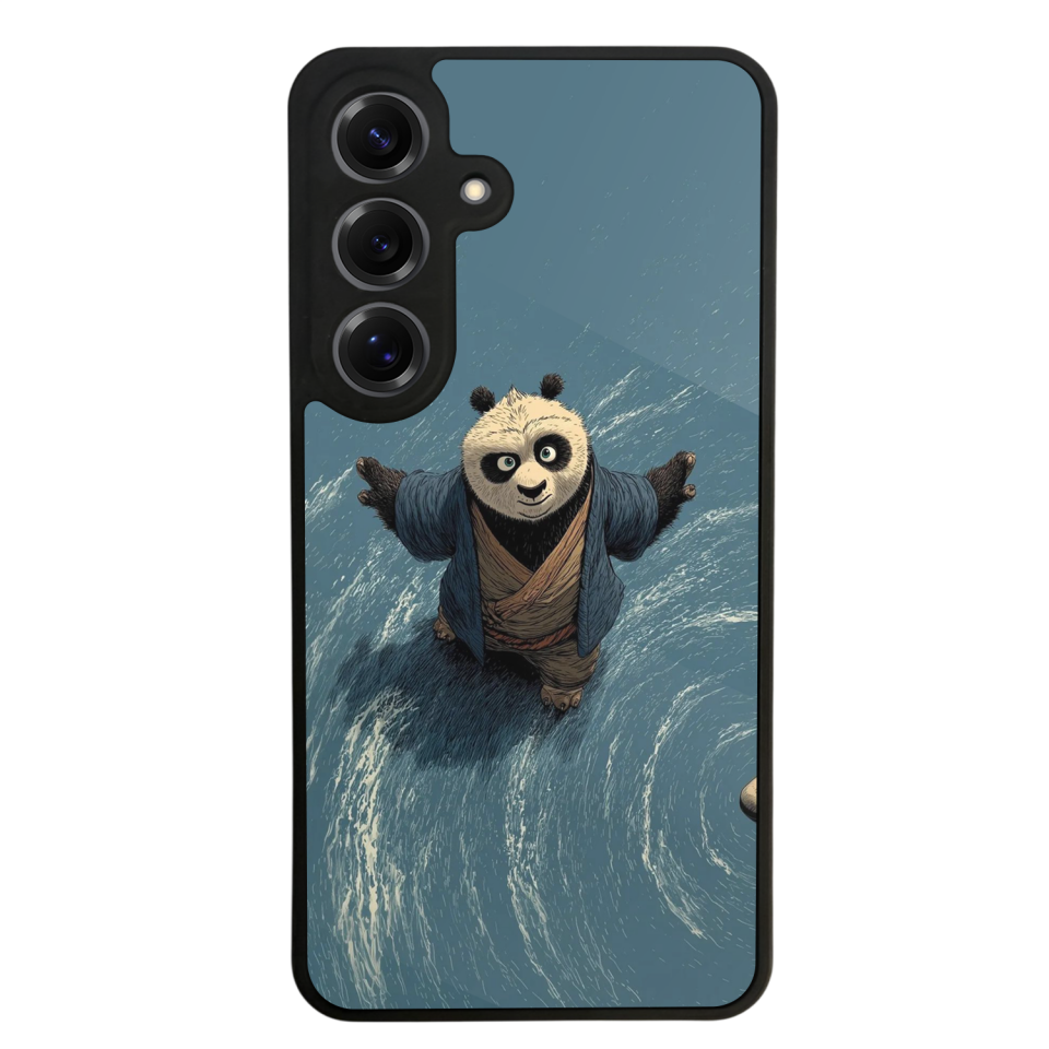 Samsung Galaxy S25 Uyumlu Kung Fu Panda Tasarımlı Glossy Premium Kılıf