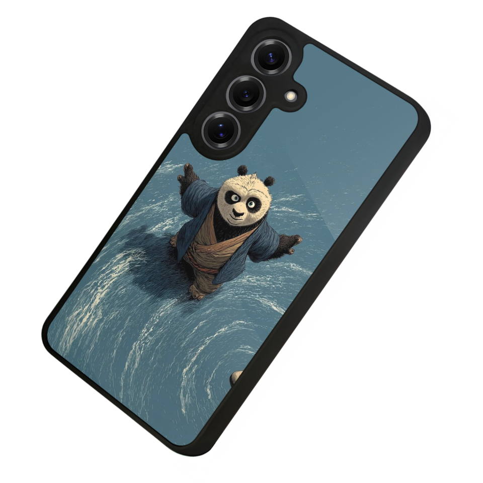 Samsung Galaxy S25 Uyumlu Kung Fu Panda Tasarımlı Glossy Premium Kılıf