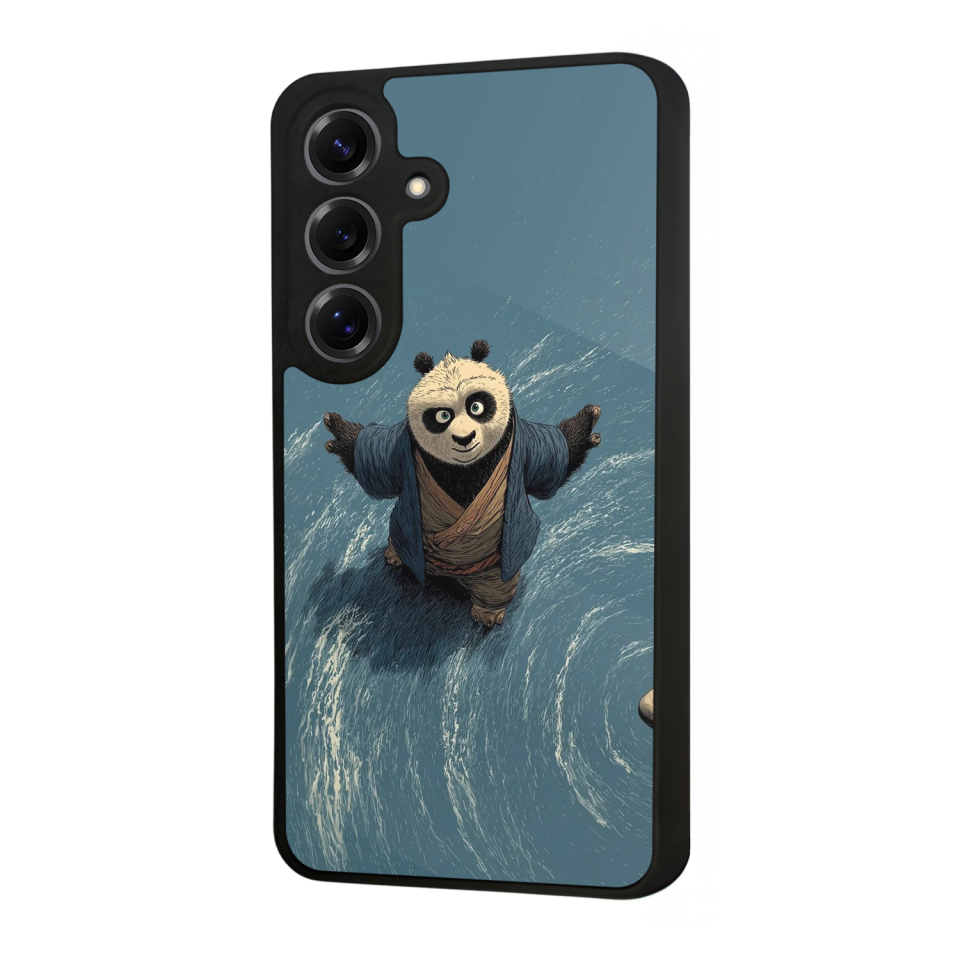 Samsung Galaxy S25 Uyumlu Kung Fu Panda Tasarımlı Glossy Premium Kılıf
