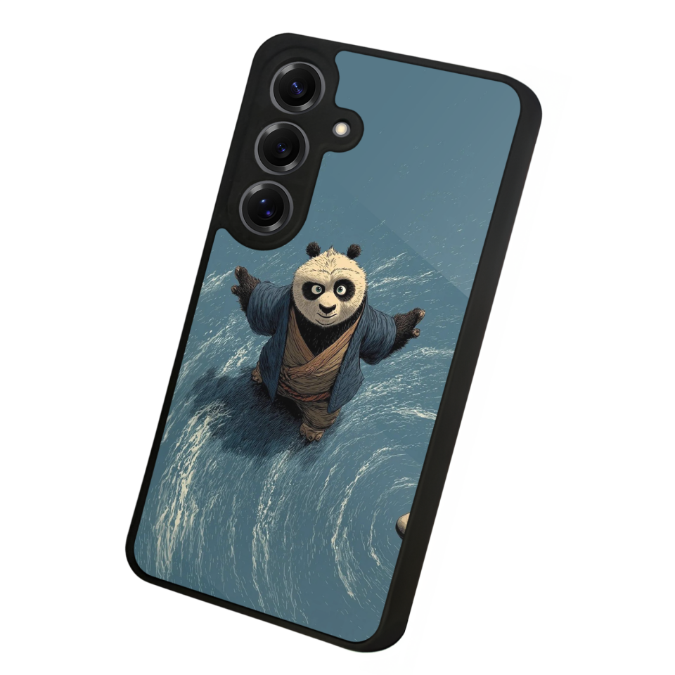 Samsung Galaxy S25 Uyumlu Kung Fu Panda Tasarımlı Glossy Premium Kılıf
