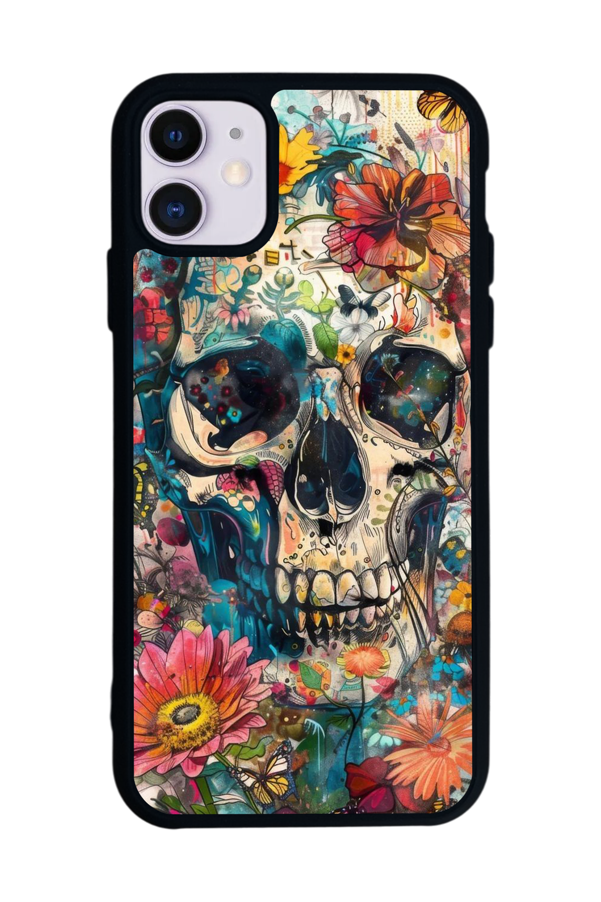 iPhone 11 Uyumlu KuruKafa Tasarımlı Glossy Premium Kılıf