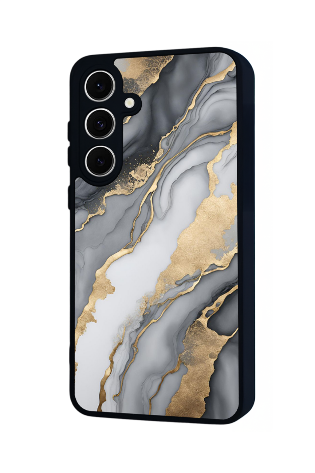 Samsung Galaxy A16 Uyumlu Mermer Marble Tasarımlı Glossy Premium Kılıf