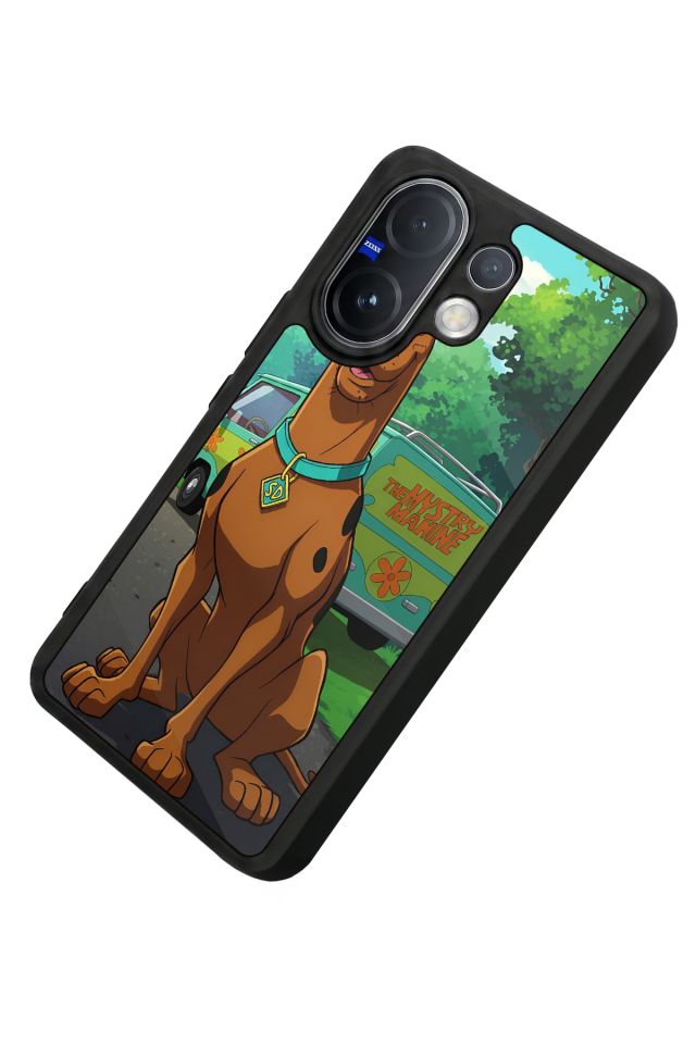 Vivo V60 Uyumlu Scooby Doo Tasarımlı Glossy Premium Kılıf