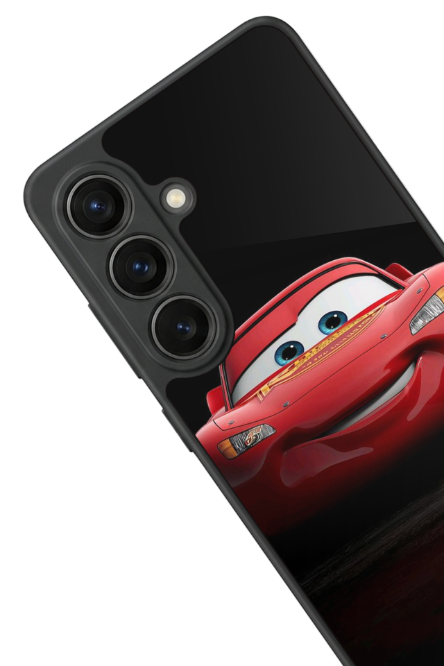 Samsung Galaxy S26 Uyumlu Şimsek McQueen Tasarımlı Glossy Premium Kılıf