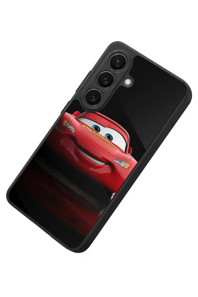 Samsung Galaxy S26 Uyumlu Şimsek McQueen Tasarımlı Glossy Premium Kılıf
