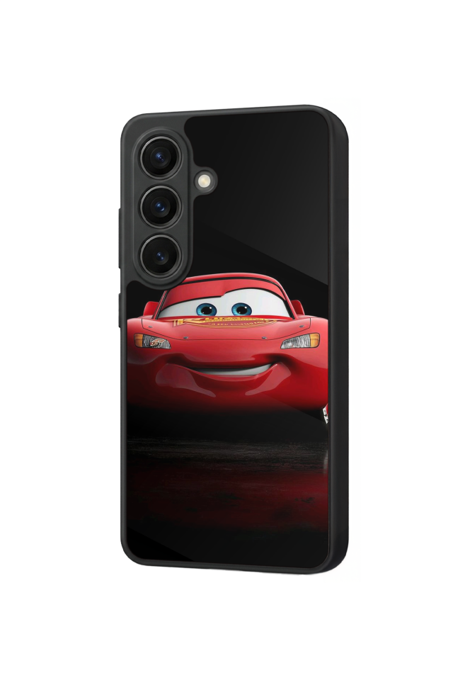 Samsung Galaxy S26 Uyumlu Şimsek McQueen Tasarımlı Glossy Premium Kılıf