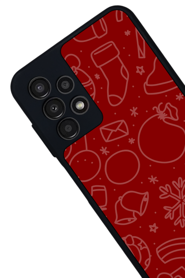 Samsung Galaxy A23 Uyumlu Yilbasi Christmas Tasarımlı Glossy Premium Kılıf