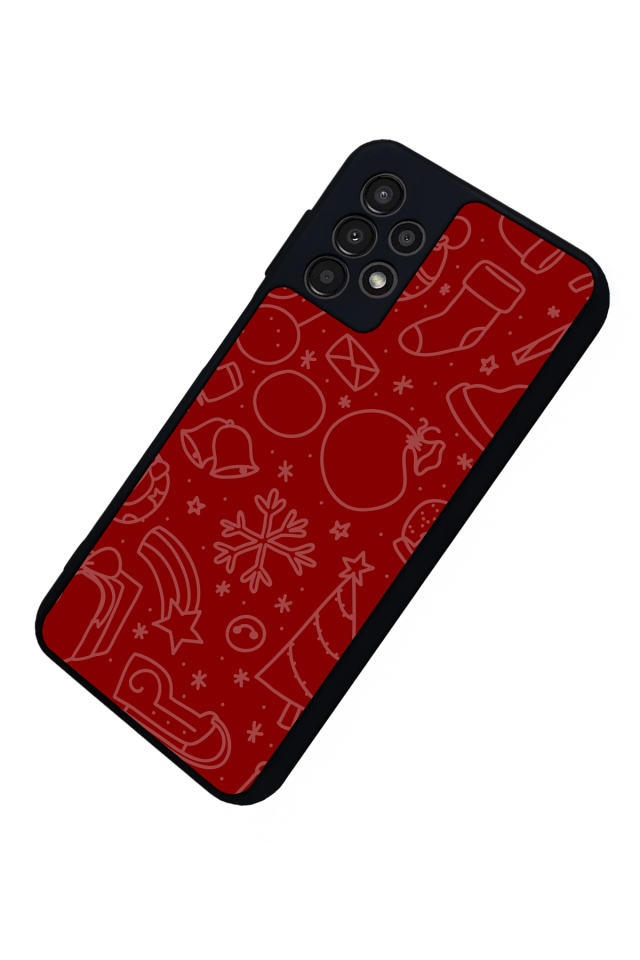 Samsung Galaxy A23 Uyumlu Yilbasi Christmas Tasarımlı Glossy Premium Kılıf
