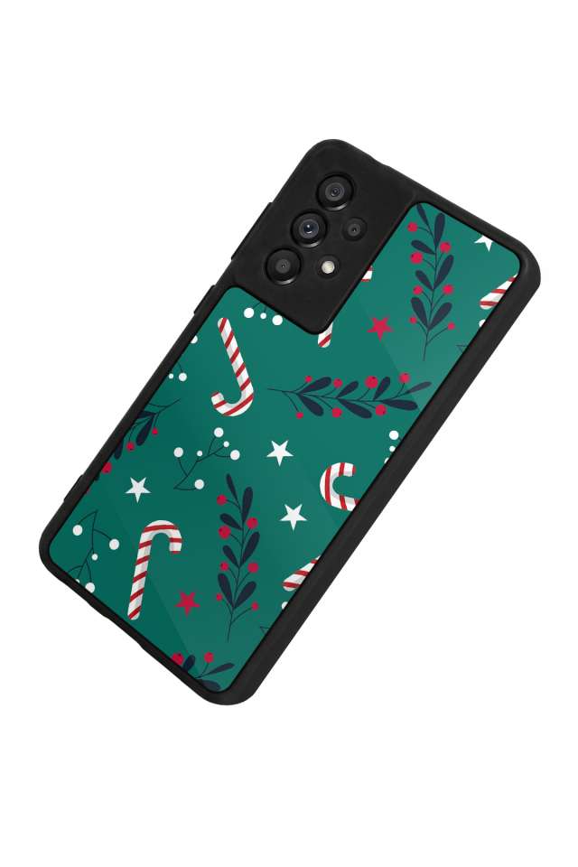 Samsung Galaxy A73 Uyumlu Yilbasi Christmas Tasarımlı Glossy Premium Kılıf