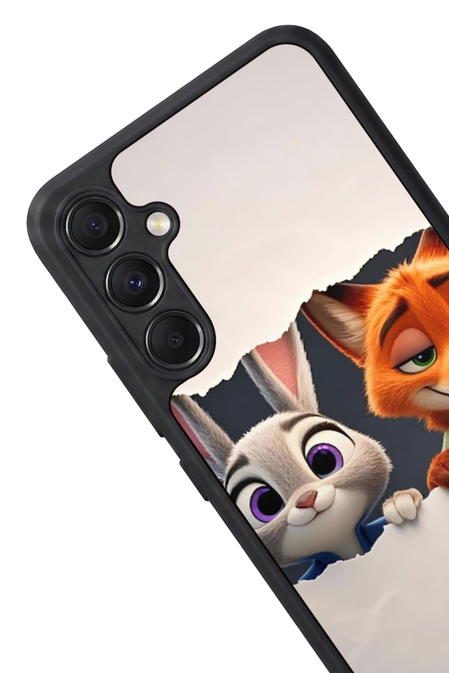 Samsung Galaxy M34 Uyumlu Zootropolis Tasarımlı Glossy Premium Kılıf