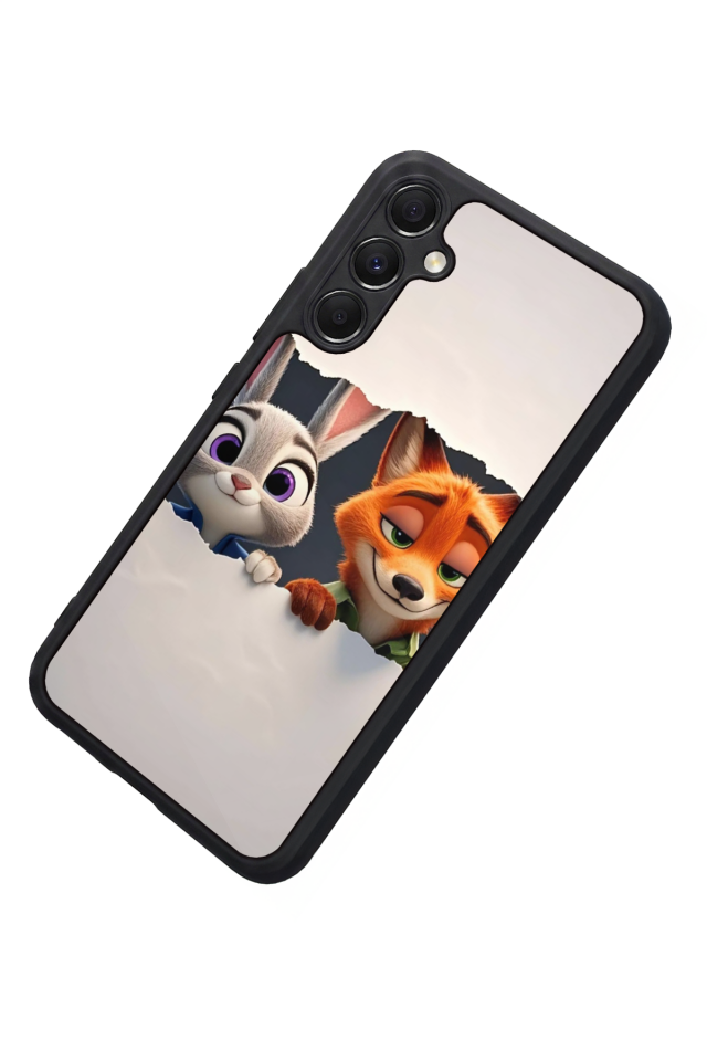 Samsung Galaxy M34 Uyumlu Zootropolis Tasarımlı Glossy Premium Kılıf