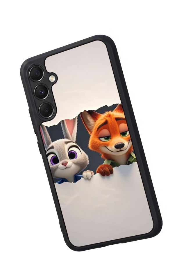 Samsung Galaxy M34 Uyumlu Zootropolis Tasarımlı Glossy Premium Kılıf