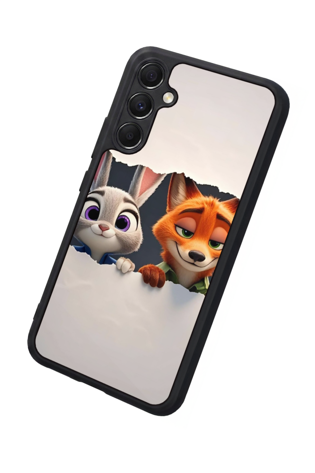 Samsung Galaxy M34 Uyumlu Zootropolis Tasarımlı Glossy Premium Kılıf