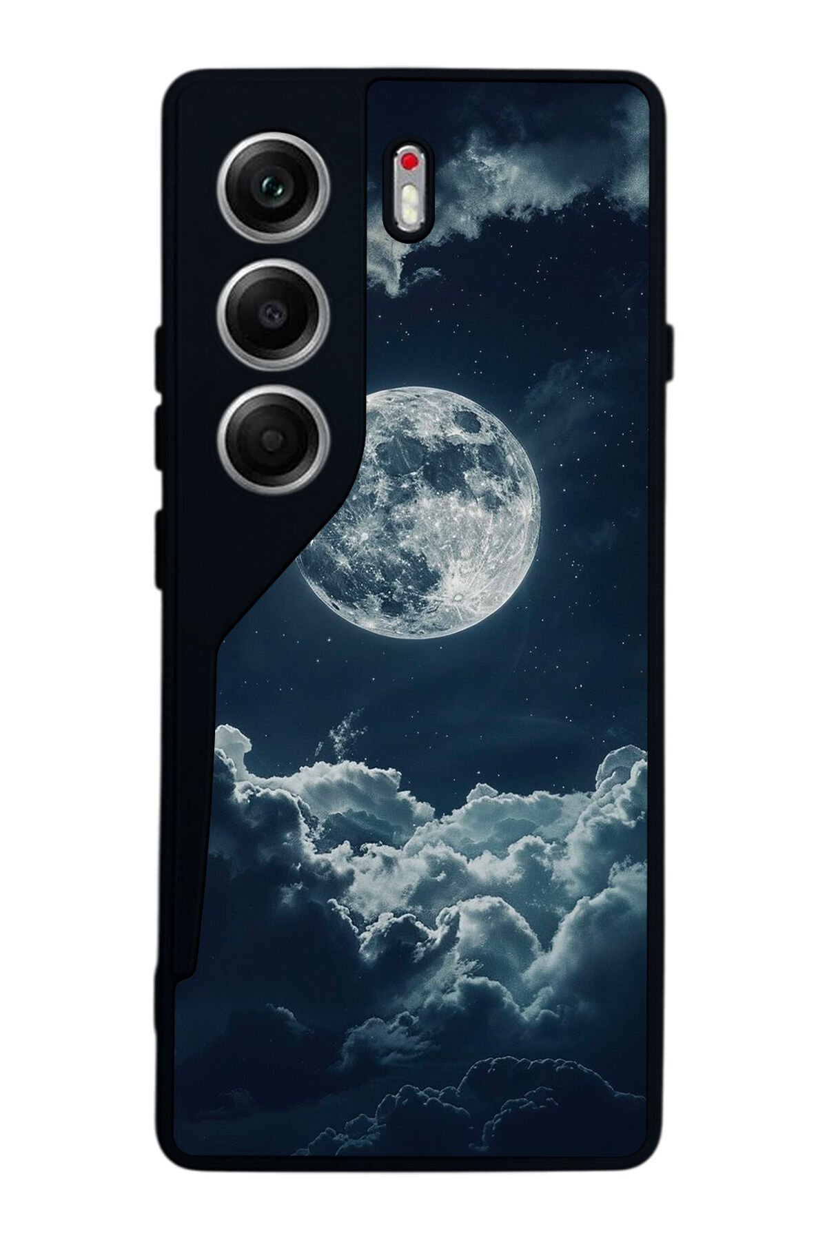 Tecno Camon 40 Uyumlu Ay Tasarımlı Glossy Premium Kılıf