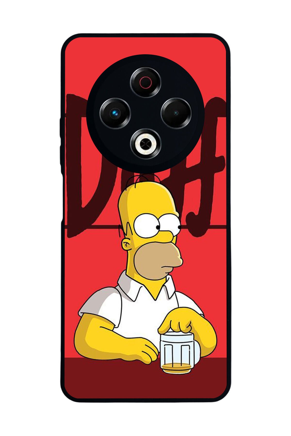 Tecno Spark 30 Uyumlu The Simpsons Tasarımlı Glossy Premium Kılıf
