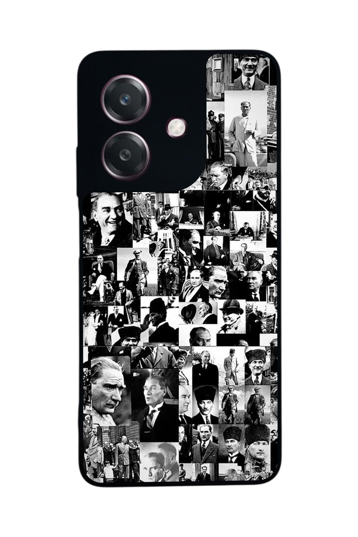 Oppo A3 5G Uyumlu Mustafa Kemal Ataturk Tasarımlı Glossy Premium Kılıf