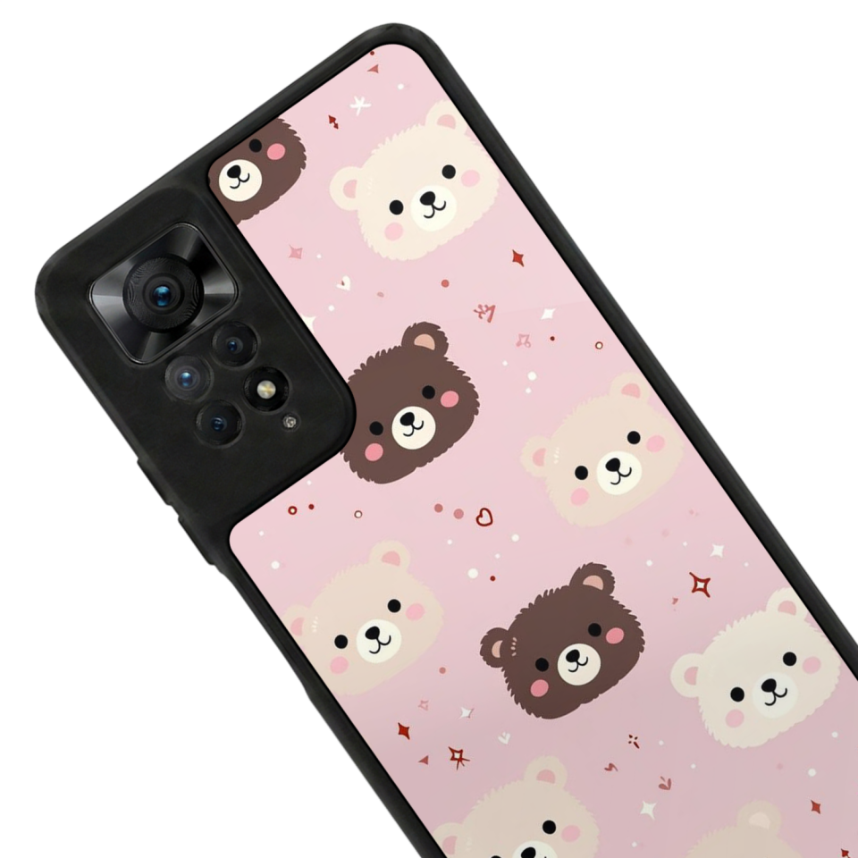 Xiaomi Redmi Note 12 Pro Uyumlu Ayı Tasarımlı Glossy Premium Kılıf