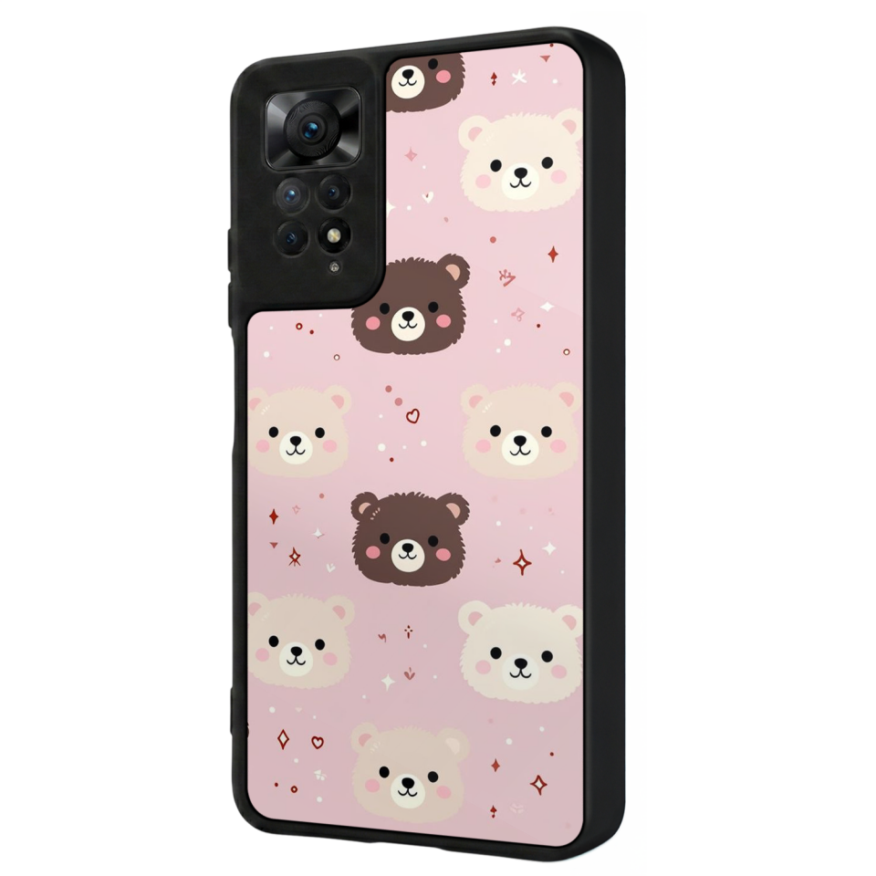 Xiaomi Redmi Note 12 Pro Uyumlu Ayı Tasarımlı Glossy Premium Kılıf