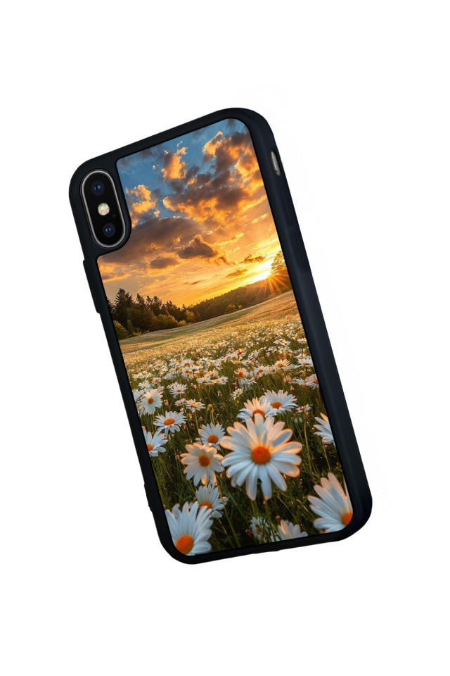 iPhone XS Max Uyumlu Cicek Tasarımlı Glossy Premium Kılıf