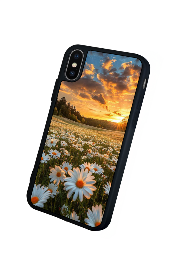 iPhone XS Max Uyumlu Cicek Tasarımlı Glossy Premium Kılıf