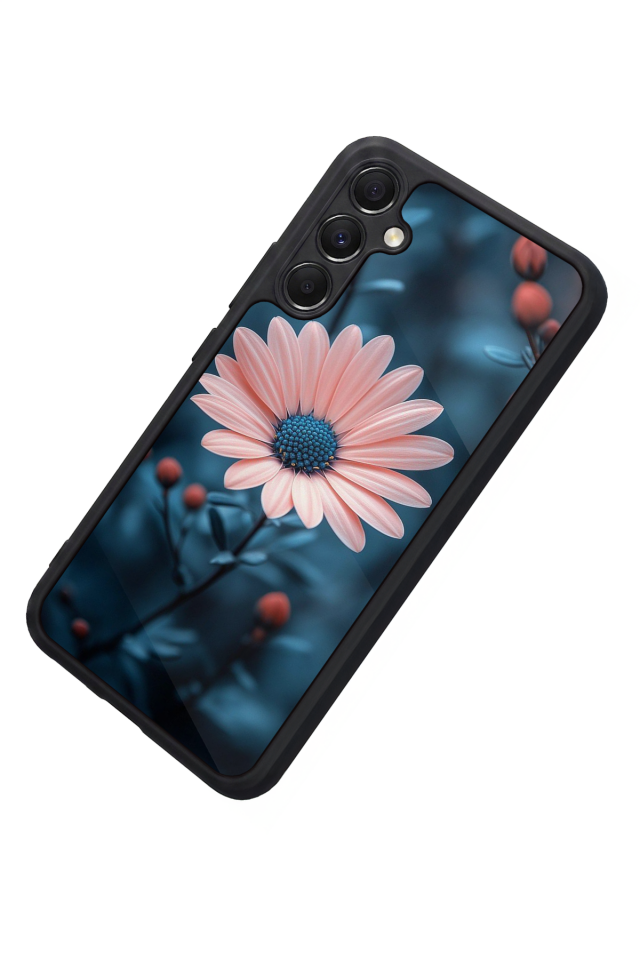 Samsung Galaxy A34 Uyumlu Cicek Tasarımlı Glossy Premium Kılıf