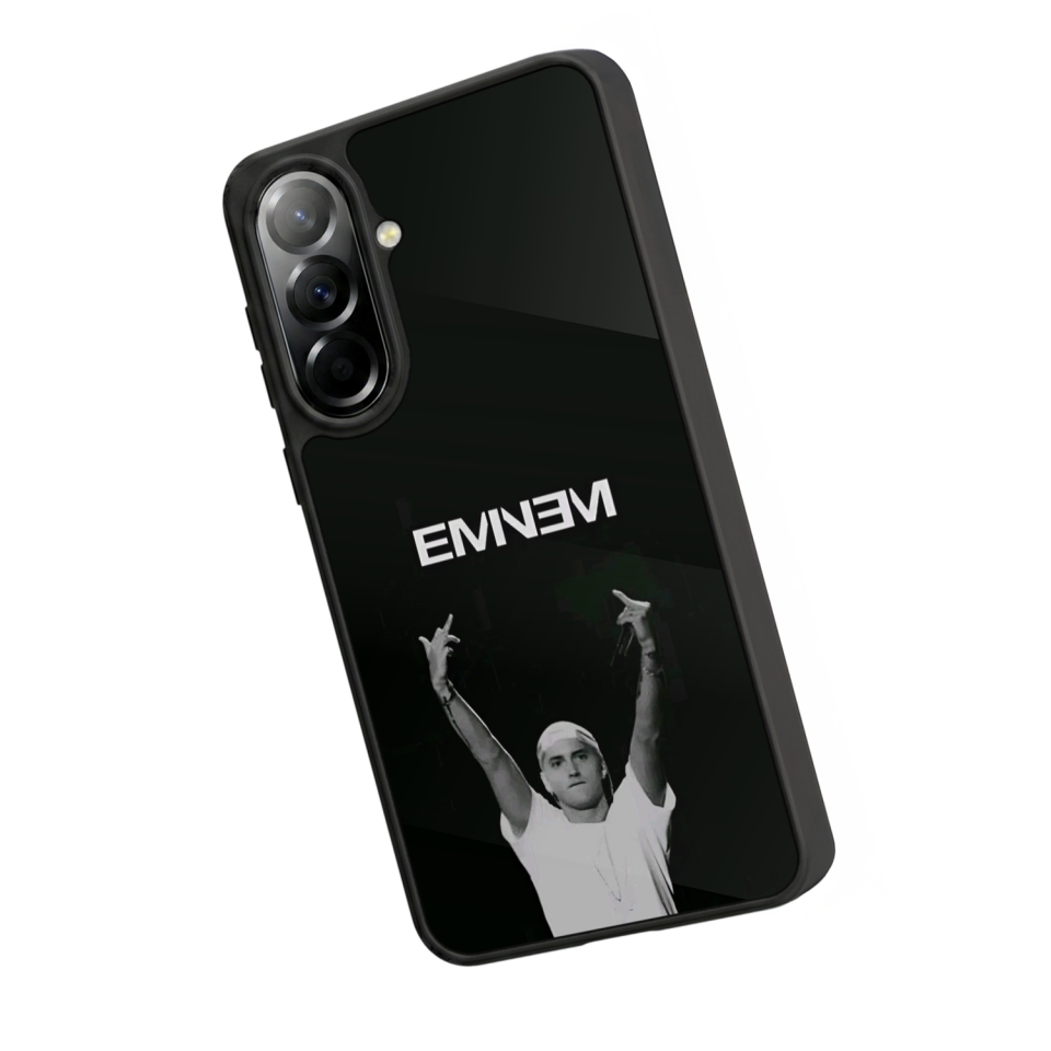 Samsung Galaxy A57 Uyumlu Eminem Tasarımlı Glossy Premium Kılıf