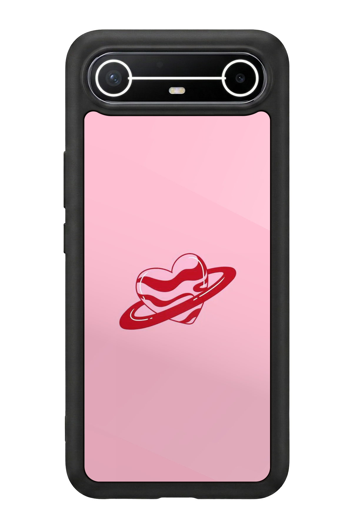 Tecno Spark Slim 5G Uyumlu Kalp Love Tasarımlı Glossy Premium Kılıf