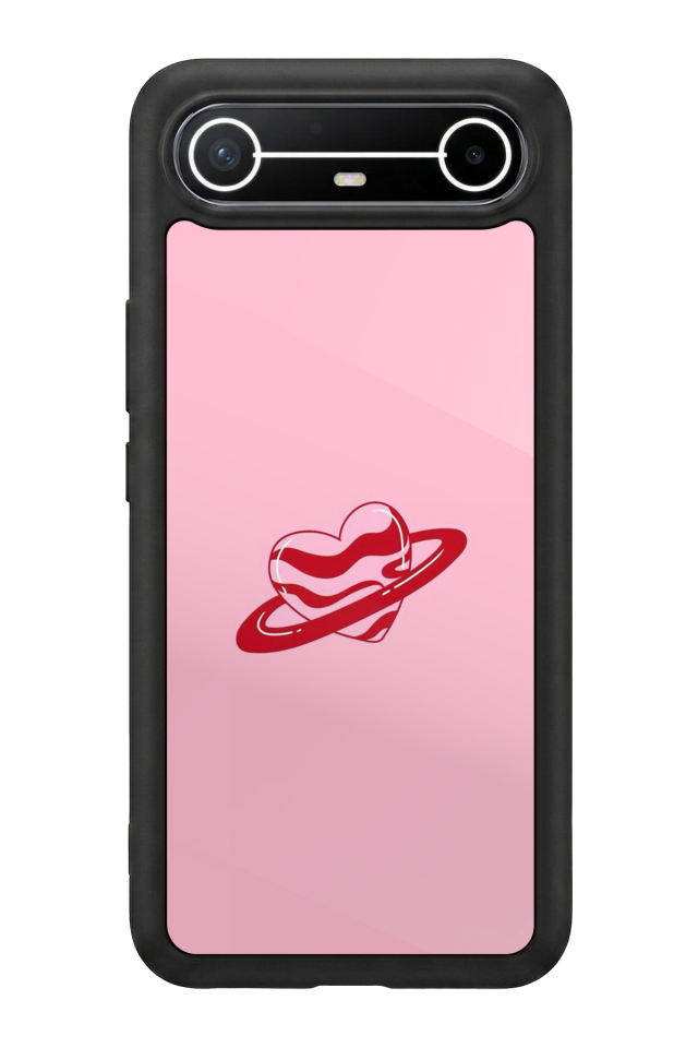 Tecno Spark Slim 5G Uyumlu Kalp Love Tasarımlı Glossy Premium Kılıf