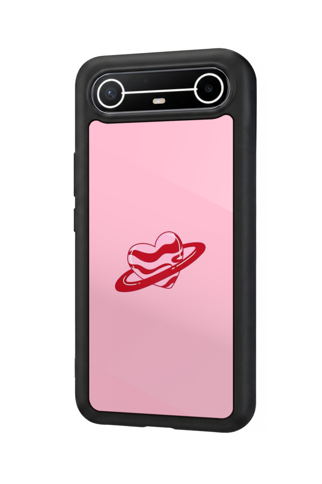 Tecno Spark Slim 5G Uyumlu Kalp Love Tasarımlı Glossy Premium Kılıf
