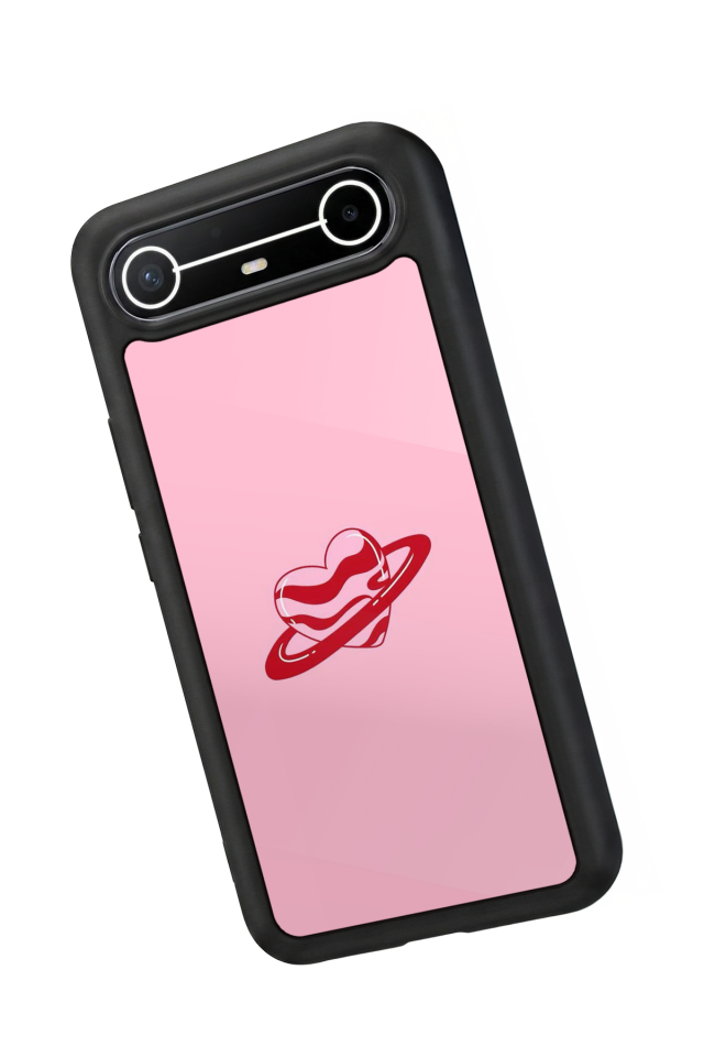 Tecno Spark Slim 5G Uyumlu Kalp Love Tasarımlı Glossy Premium Kılıf