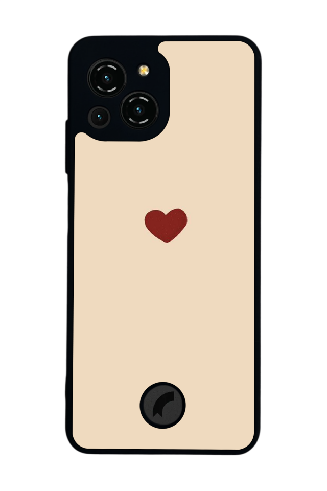 Reeder S23 Pro Max Uyumlu Kalp Love Tasarımlı Glossy Premium Kılıf