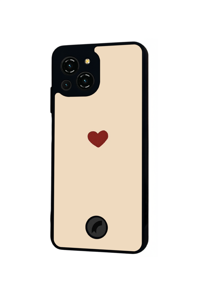 Reeder S23 Pro Max Uyumlu Kalp Love Tasarımlı Glossy Premium Kılıf