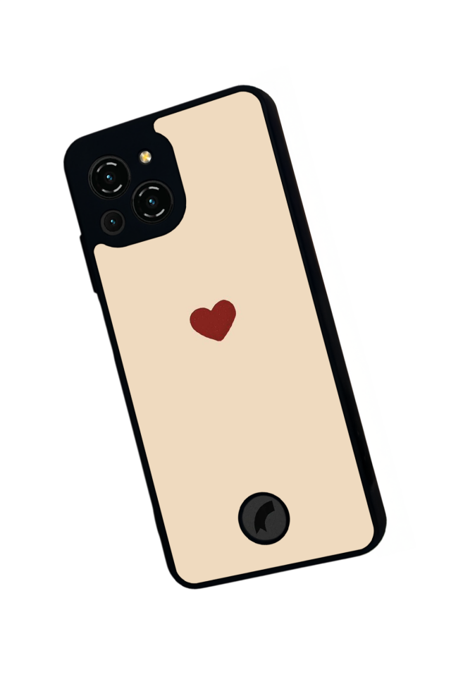 Reeder S23 Pro Max Uyumlu Kalp Love Tasarımlı Glossy Premium Kılıf
