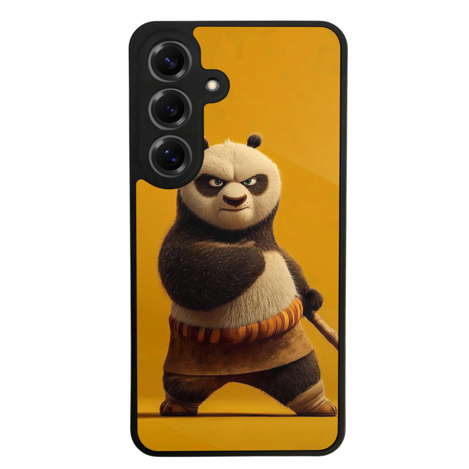 Samsung Galaxy S25 Uyumlu Kung Fu Panda Tasarımlı Glossy Premium Kılıf
