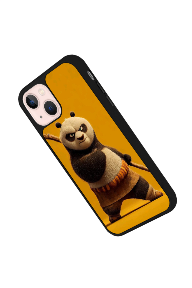 iPhone 13/14 Uyumlu Kung Fu Panda Tasarımlı Glossy Premium Kılıf
