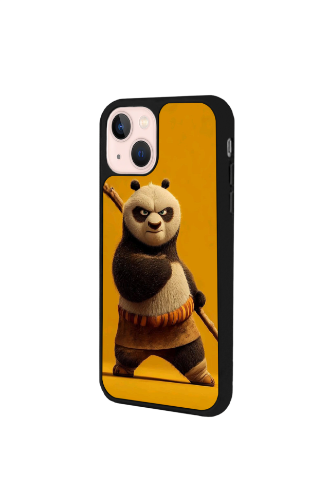 iPhone 13/14 Uyumlu Kung Fu Panda Tasarımlı Glossy Premium Kılıf