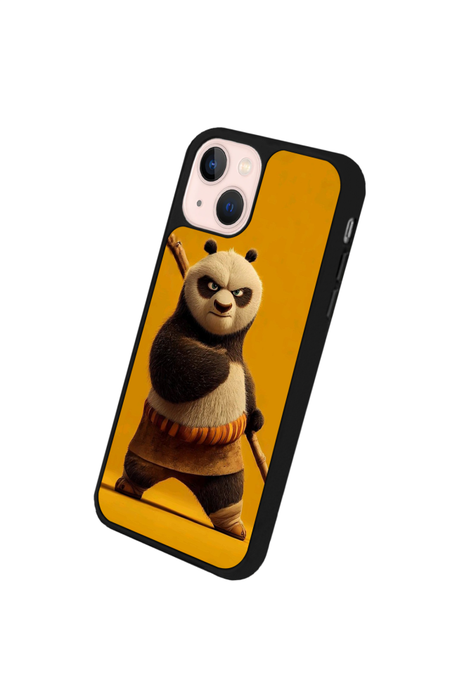 iPhone 13/14 Uyumlu Kung Fu Panda Tasarımlı Glossy Premium Kılıf