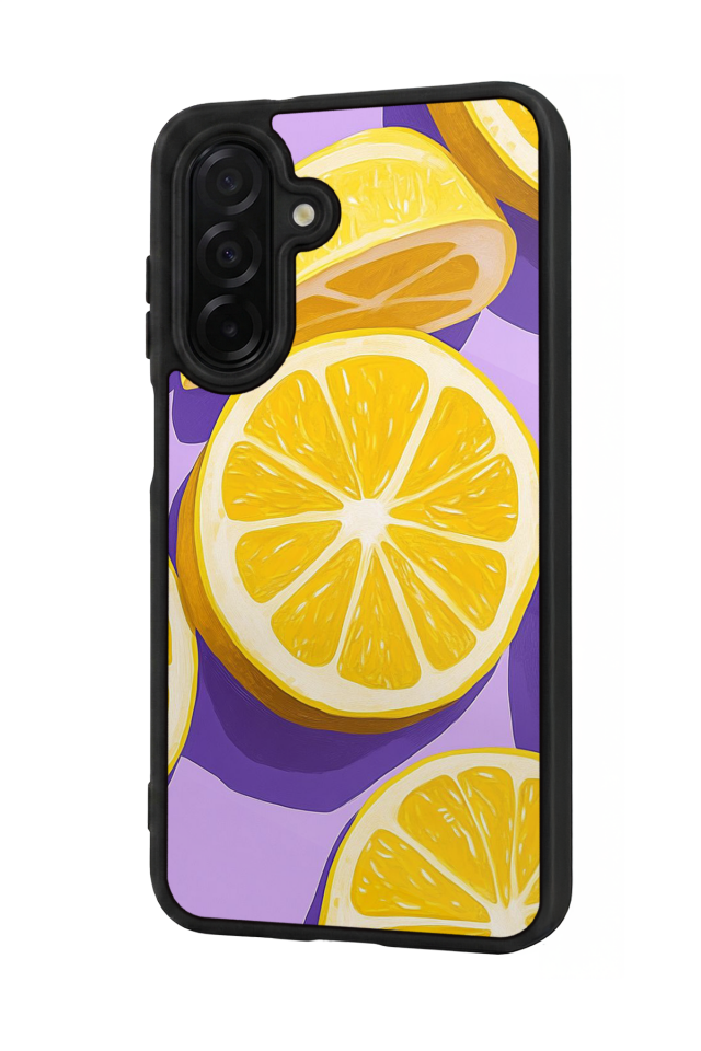 Samsung Galaxy A36 Uyumlu Limon Tasarımlı Glossy Premium Kılıf