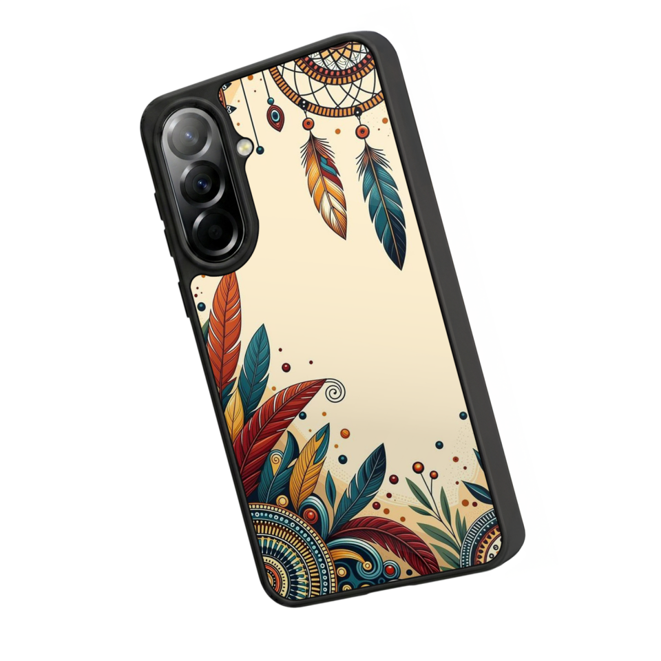 Samsung Galaxy A37 Uyumlu Mandala Tasarımlı Glossy Premium Kılıf