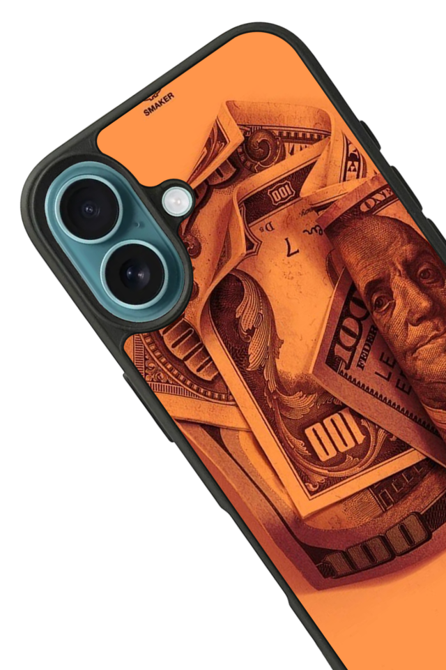 iPhone 16 Plus Uyumlu Money Para Tasarımlı Glossy Premium Kılıf