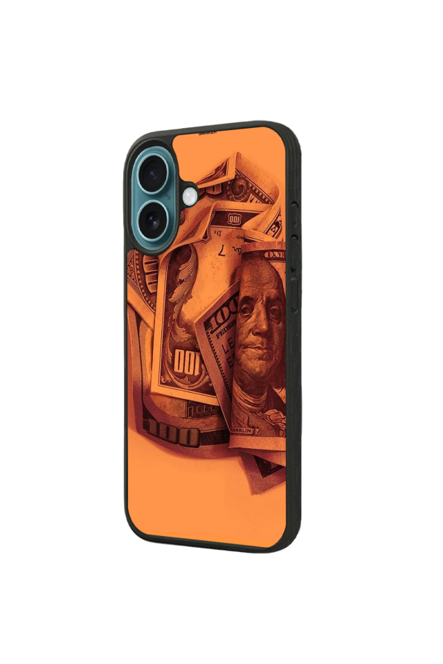 iPhone 16 Plus Uyumlu Money Para Tasarımlı Glossy Premium Kılıf